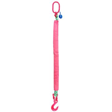 萨佩姆 单腿圆形吊带组合索具，SPM12-1011 02 额定载荷1T，使用长度2m，配眼型带舌吊钩 售卖规格：1套