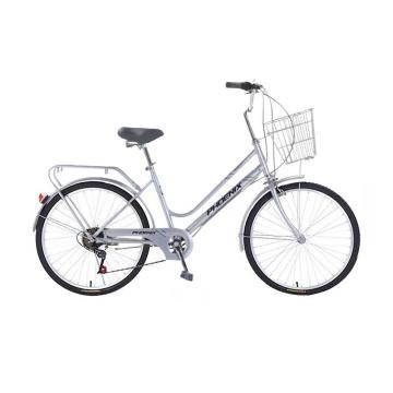 凤凰 男女通用自行车，时尚水滴-PF 灰色 24寸 单7速 碳钢车架 铝合金轮圈 时尚水滴 售卖规格：1辆