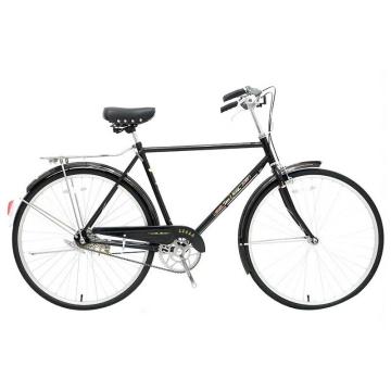 凤凰 复古二八大杠自行车，QE65-3.0黑色 26寸 碳钢车架 铝合金轮圈 售卖规格：1辆