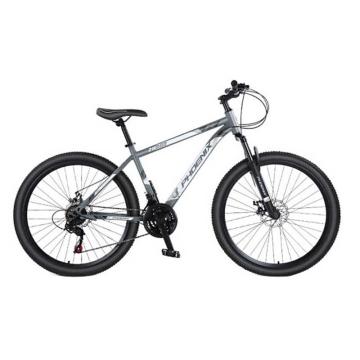 凤凰 辐条轮山地自行车，ZB888灰色 26寸 24速 碳钢车架 铝合金轮圈 售卖规格：1辆