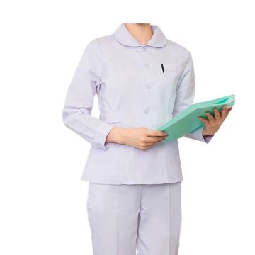 英格杰家 医护实验室涤棉白大褂，TL8016，白色 160-190，长袖套装 女款（下单备注尺码） 售卖规格：1套