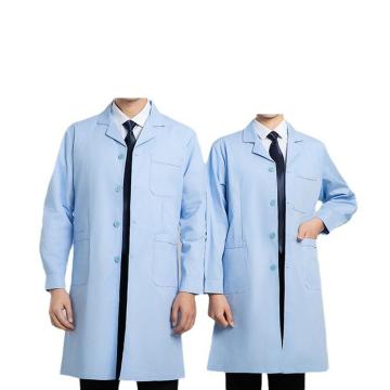 英格杰家 医护实验室涤棉白大褂，TL8012 160-190，浅蓝长袖 男女同款（下单备注尺码） 售卖规格：1件