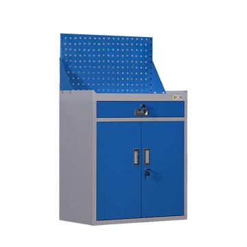 京图尚冠 一抽带挂板工具柜，JG230 720×420×1230mm,灰蓝套色 售卖规格：1台