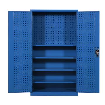 京图尚冠 多功能重型工具柜带工具挂板内四层板，JG258 1000×500×1800mm全蓝色 售卖规格：1台