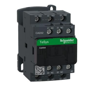 施耐德电气 TeSys D系列控制继电器，CAD32Q7C 380V，50/60Hz，3NO+2NC 售卖规格：1个