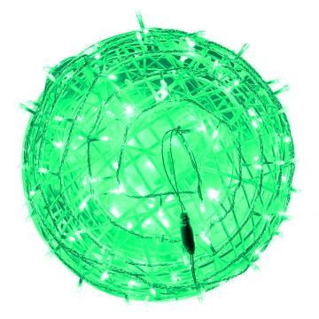 苏识 LED户外藤球灯，SS-TQD07 绿色 φ30cm 220V 3W 售卖规格：1个