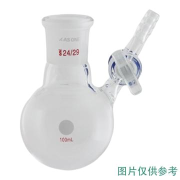 亚速旺/Asone 球形反应瓶 四氟旋塞 250ml/24，CC-6640-10 售卖规格：1个