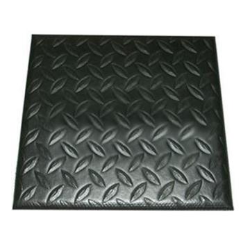 力九和 经济型铁板纹抗疲劳地垫，黑色，1.2m*18m*12mm(宽x长x厚） 售卖规格：1片