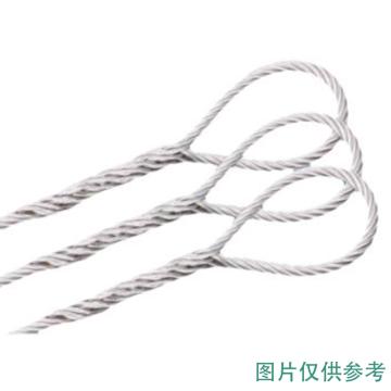 巨力 插编钢丝绳索具(麻芯)，光面有油WDF76*12m 售卖规格：1根