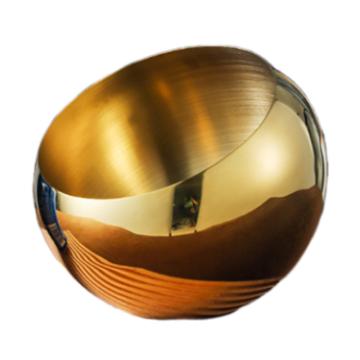 淮风 碗，HFBXGXKW-06 不锈钢斜口,金色无底座,不含盖,φ18.3×20cm 售卖规格：1个