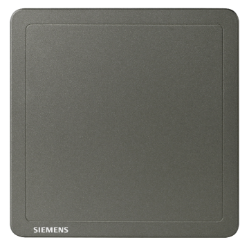 西门子/SIEMENS 空白板，5UH14133NC06 烟金灰 致典 Adela系列 售卖规格：1个