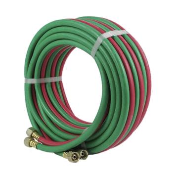 捷锐/GENTEC 氧焊双管（氧气乙炔各一根，红绿双色），201901110，HW24-025 操作温度-25—80℃,内径1/4″长度25ft 售卖规格：1台