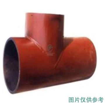 常州凯润 陶瓷钢管等径三通，（90°）口径：DN80，焊接 售卖规格：1个