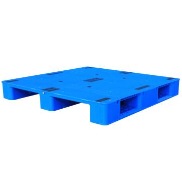 功成狮 塑料托盘,川字平板,尺寸:1200×1200×155mm,动载:1.5t,静载:6t,蓝色,加4根钢管，GHSS0199 售卖规格：1个
