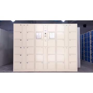 先立 实验室柜，36门条码存衣存鞋2用柜 外型H1800×W2550×D460mm，单格H280×W300×D450mm