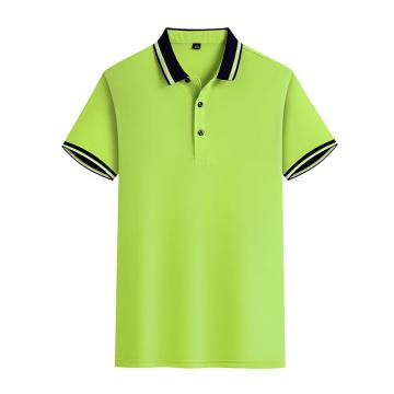 英格杰家 夏季冰丝polo衫工作服可定制logo，ZC85954，果绿 S-4XL，下单备注尺码 售卖规格：1件