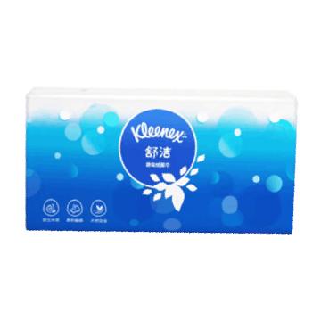 舒洁/Kleenex 袋装面纸150抽(2层) FSC MIX，94466-10 190 x 175mm 3包/提 16提/箱 售卖规格：1箱