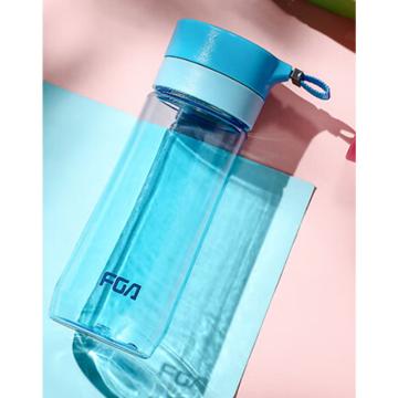 富光 户外旅行男女运动水壶塑料水杯，FS1060-500，带茶隔带提绳 500ML 蓝色