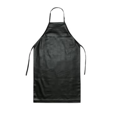 星工 防水防油耐酸碱围裙无袖简约厨房食堂围裙，工作服围裙 黑色