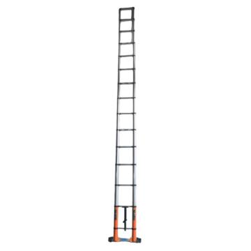 谦格 铝合金便携式可升降折叠伸缩登高爬梯，直梯SZ09 15步 伸直高6.8米 售卖规格：1个