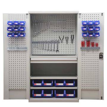 尔迈 重型工具柜,含2层板,单抽,带挂板，EM-GJG-12 1000×500×1800mm 售卖规格：1台