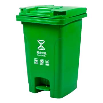 功成狮 脚踏分类垃圾桶，GJRA0118 B款绿色60L(厨余垃圾) 售卖规格：1个