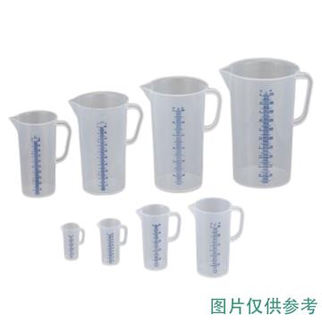 亚速旺/Asone 带把手PP量杯，4-1624-08 5000ml，带蓝色刻度 售卖规格：1个