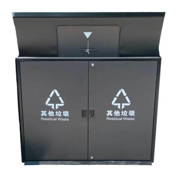 Raxwell 201不锈钢其他垃圾桶收集容器外罩，RJRA2451 660升 1600*950*1730mm 售卖规格：1个