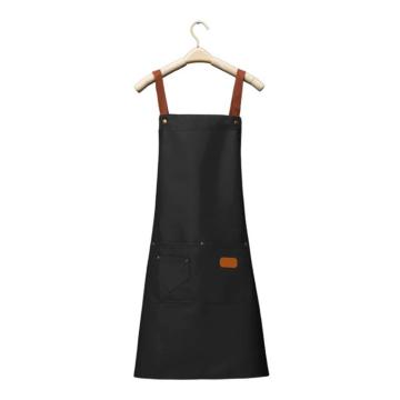 安赛瑞 防水挂脖围裙，3F00142 黑色，均码 售卖规格：1件