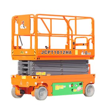 鼎力 自行走剪叉式高空作业平台，JCPT1012HA 工作载荷(kg)：450 工作高度(m)：10 液压马达驱动 售卖规格：1台