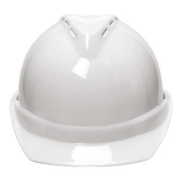 添盾 V型ABS透气型近电报警器安全帽（带透气孔，旋转式帽衬，Y型下颚带），TD-HT11，白色 售卖规格：1顶