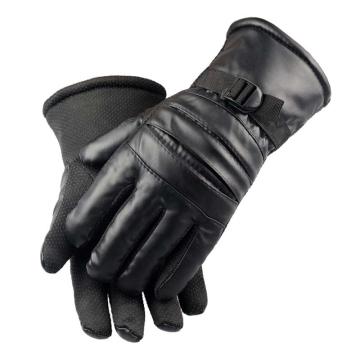添盾 加绒加厚防风防寒皮手套，TD-GLCP11S89 均码，可触屏，冬季保暖手套 售卖规格：1双