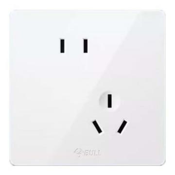 公牛 插座面板，G12Z223AS 10A斜五孔 象牙白 售卖规格：1个