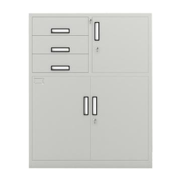 臻远 偏三斗下节柜，ZY-NW-16 1000*850*390 厚度0.6mm 售卖规格：1个