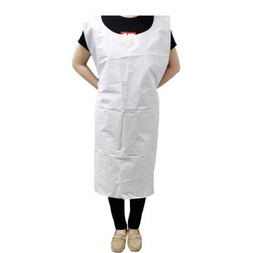 安赛瑞 围裙，11383 加厚一次性塑料 均码 白色，50条/包， 售卖规格：1包
