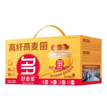 好麦多 冲饮谷物，高纤燕麦金装礼盒 2000g 售卖规格：1盒