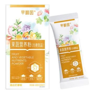 早颐园 果蔬粉，南瓜芒果味-140g 20g*7 售卖规格：1盒