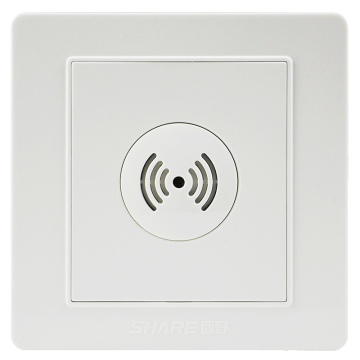 西野 Q6系列 暗装86型 LED二线声控开关，SH-SK-X6(2) 86*86mm 售卖规格：1只