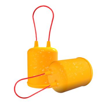 西野 E27螺口防溅吊灯头带线，T210 47*39mm 橙色 售卖规格：1只