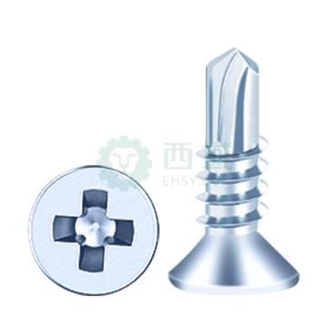 典点扣通用十字沉头自攻自钻螺丝-镀锌, M4.2*16