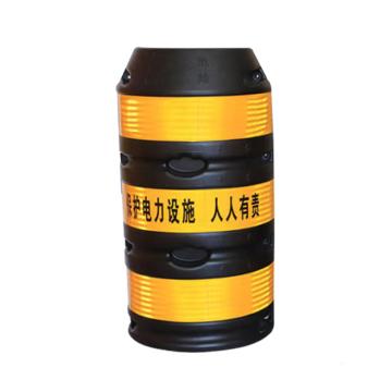 宸极 电力防撞桶，黑黄色，1200*650*450mm，CH-FZT-650 售卖规格：1个