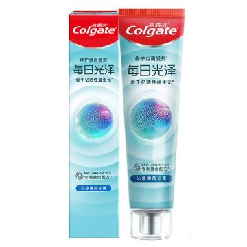 高露洁/Colgate 牙膏，薄荷160g 每日光泽 健齿修护 含氟防蛀 清新口气 美白亮白 售卖规格：1条