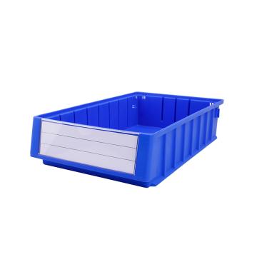 Raxwell 分隔式零件盒 物料盒，RHSS3046 外尺寸规格D*W*H(mm)：600×235×90，全新料，蓝色 售卖规格：1个