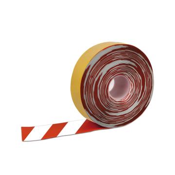 安赛瑞 重载型划线胶带，1mm厚PVC基材，100mm×30m，红/白，11758 售卖规格：1卷