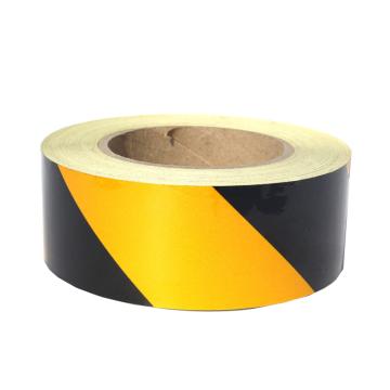 谋福 反光膜警示胶带，长45.7米（5cm宽长45.7米，黄黑色），1006 售卖规格：1卷