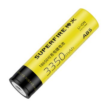 神火/SupFire 18650锂电池，AB5，带包装 3350mAh 售卖规格：1个