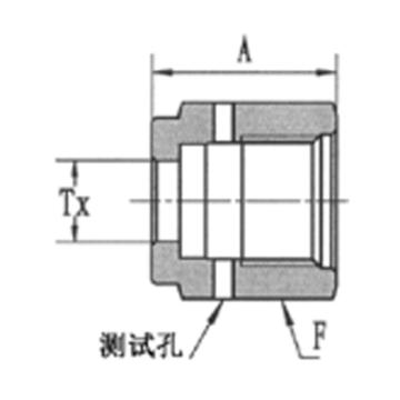 捷锐 内螺纹螺母，SS-VN-FSR4，1/4