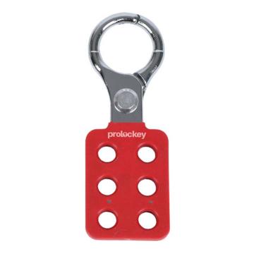 洛科 25mm铝制搭扣，AH11 红色 ,工程塑料 售卖规格：1个