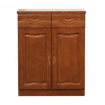 黎明 实木双门鞋柜两门带抽屉储物柜800*380*1000mm，JGNP-107L 售卖规格：1台