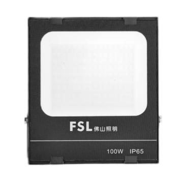 佛山照明/FSL LED投光灯，熙凡系列-100W IP65，6500K，白光，压铸铝 售卖规格：1个